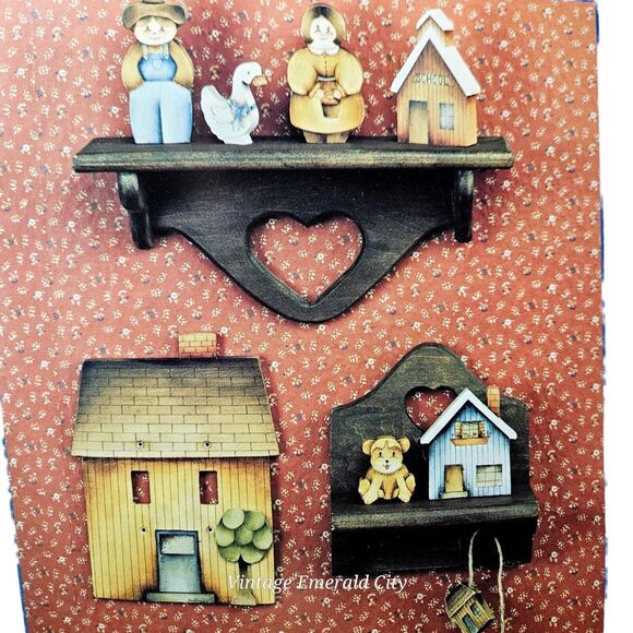 Vtg Corrine's Rural Rustics Ink and Scrub Painting Grace Herr Publications 9316 - Picture 10 of 11